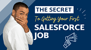 get your first salesforce job