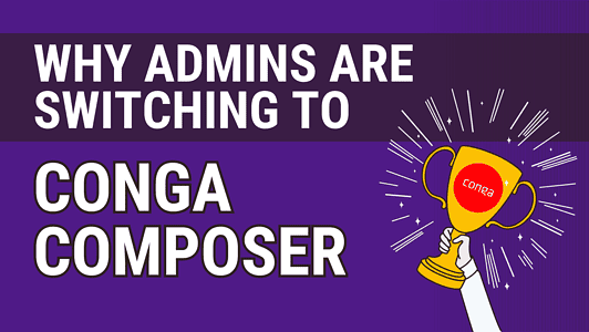Learn why Salesforce Admins are switching to a document automation solution like Conga Composer in order to achieve automated efficiency. This blog post covers the 80/20 rule and how it can help you streamline processes, reduce errors, and focus on high-impact tasks.