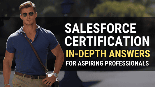 Walking through a bustling street, reflecting on Salesforce certification exam preparation